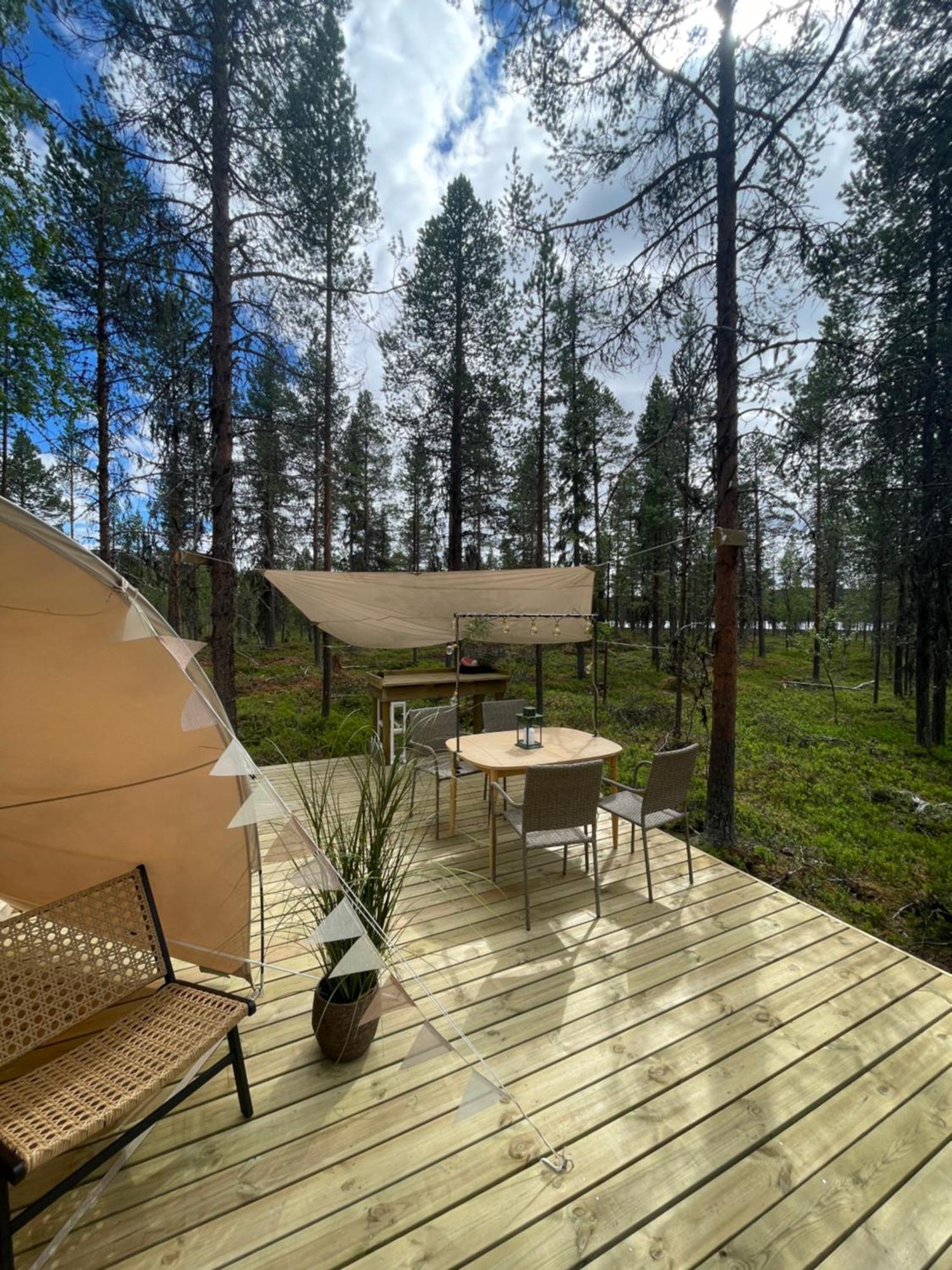 Luxuszelt Laplandliv Glampingtent With Private Sauna At The Lake! *