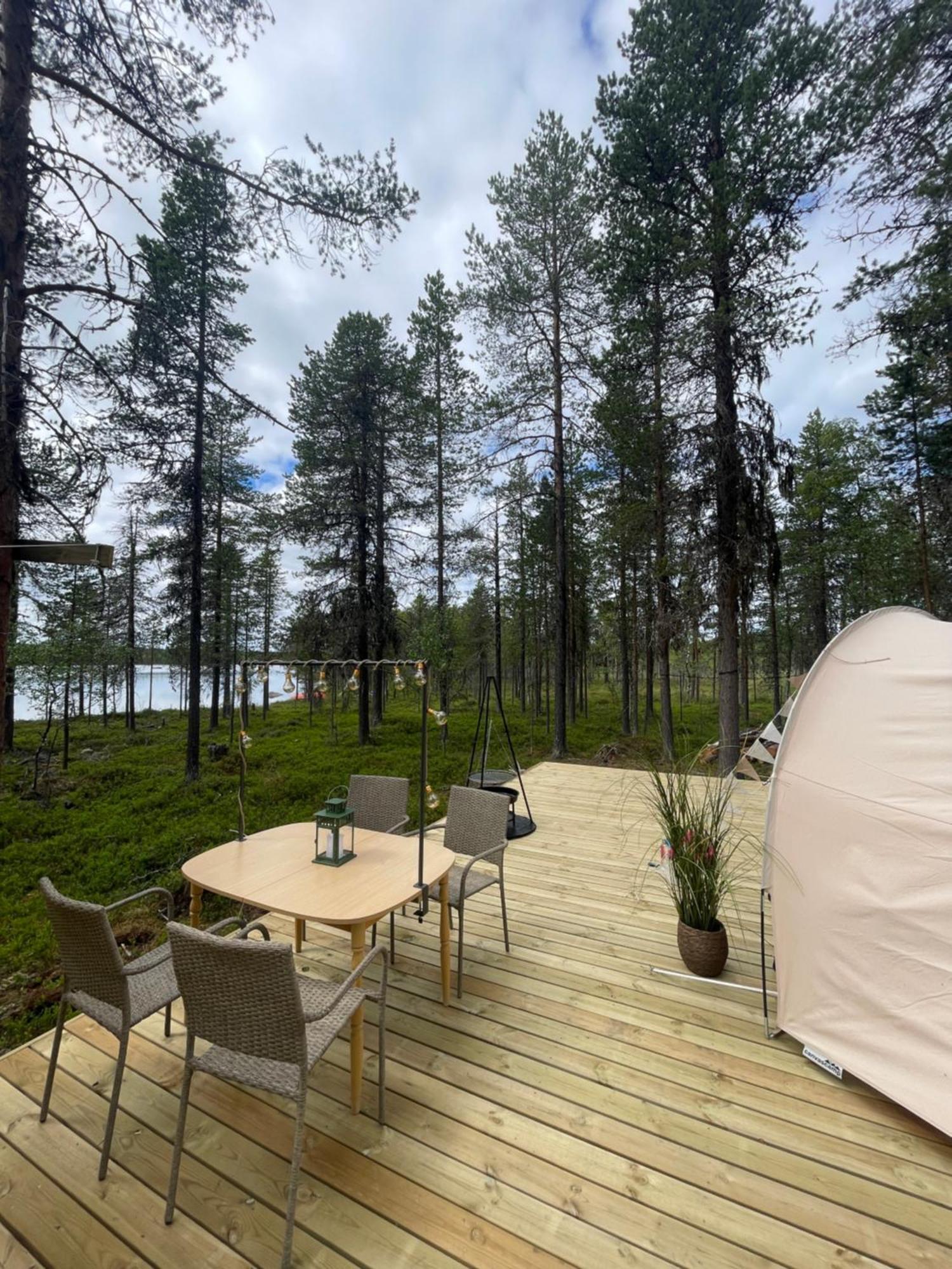 Luxuszelt Laplandliv Glampingtent With Private Sauna At The Lake! *